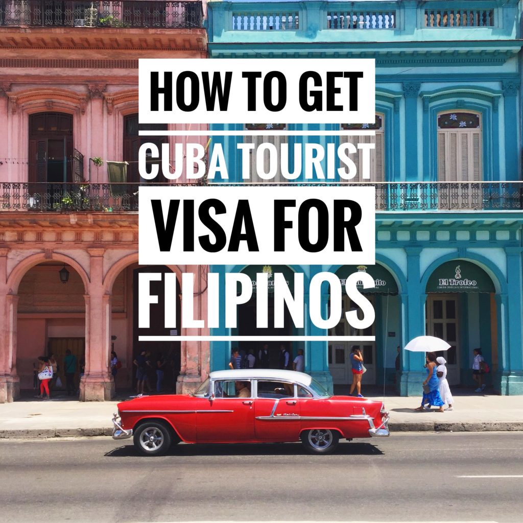 cuba tourist visa for filipino 1