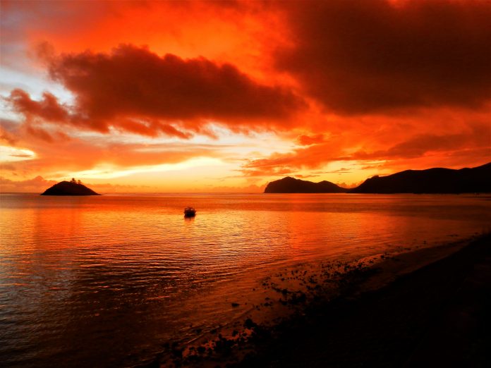 lord howe island sunset