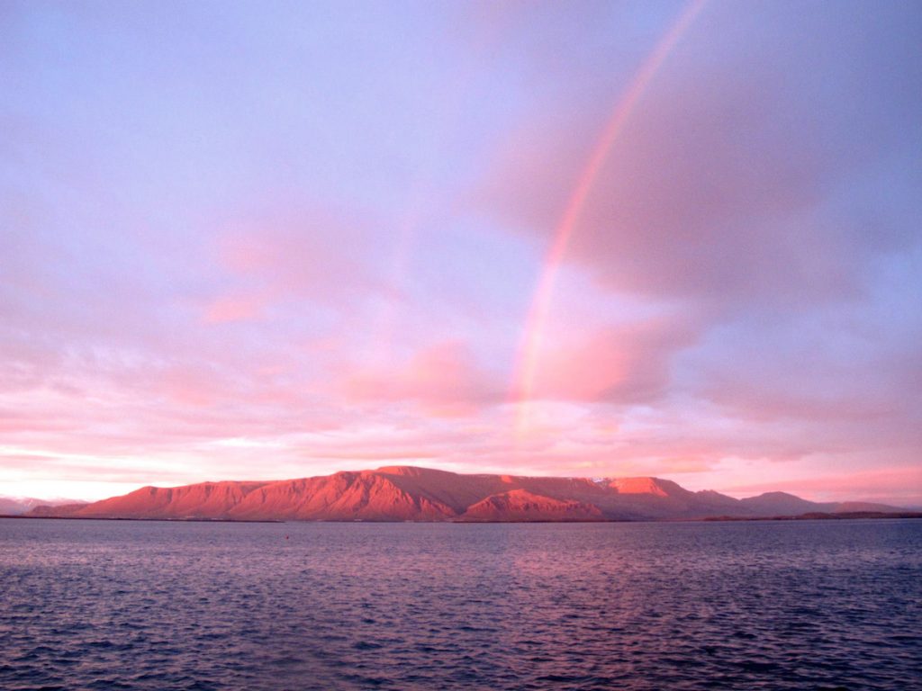 reykjavik sunset