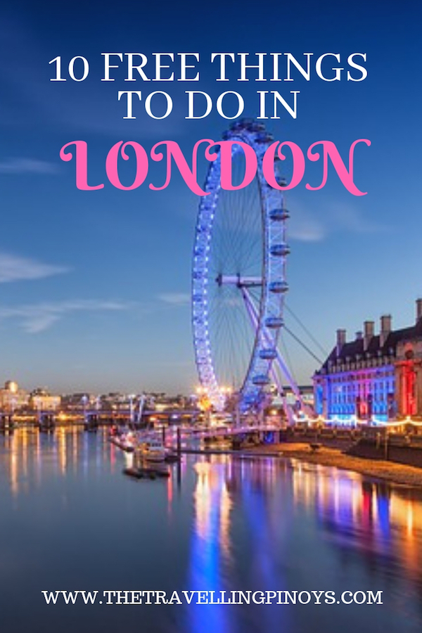 10 Free Things To Do In London England | London on a budget | London travel tips | London sights | London sightseeing | London tips #london #budgettravel #traveltips