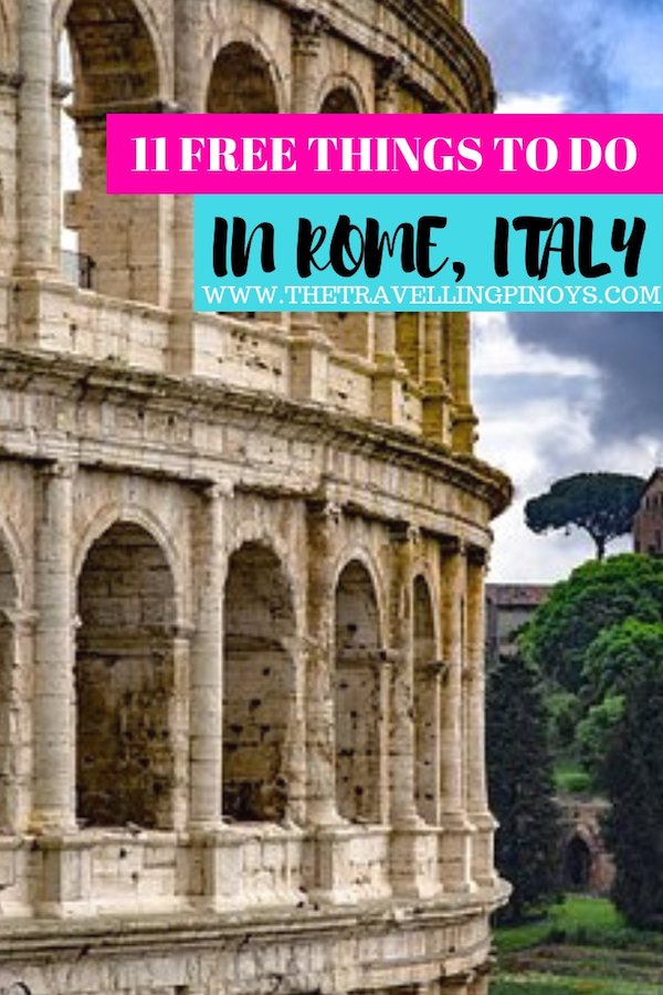 11 Free Things To Do In Rome Italy | trip to italy | rome italy tips visit rome | travel rome | rome tips | rome tours | rome travel | rome travel tips | travel to rome | rome vacation | rome italy attractions