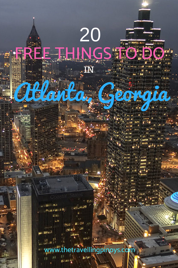 20 Free Things To Do In Atlanta, Georgia | Things To Do In Atlanta with kids | Things to do in Atlanta for adults | Atlanta GA | Atlanta downtown | Atlanta Georgia Attractions | Atlanta Travel | Atlanta budget travel | Atlanta beltline #budgettravel #travel #traveltips