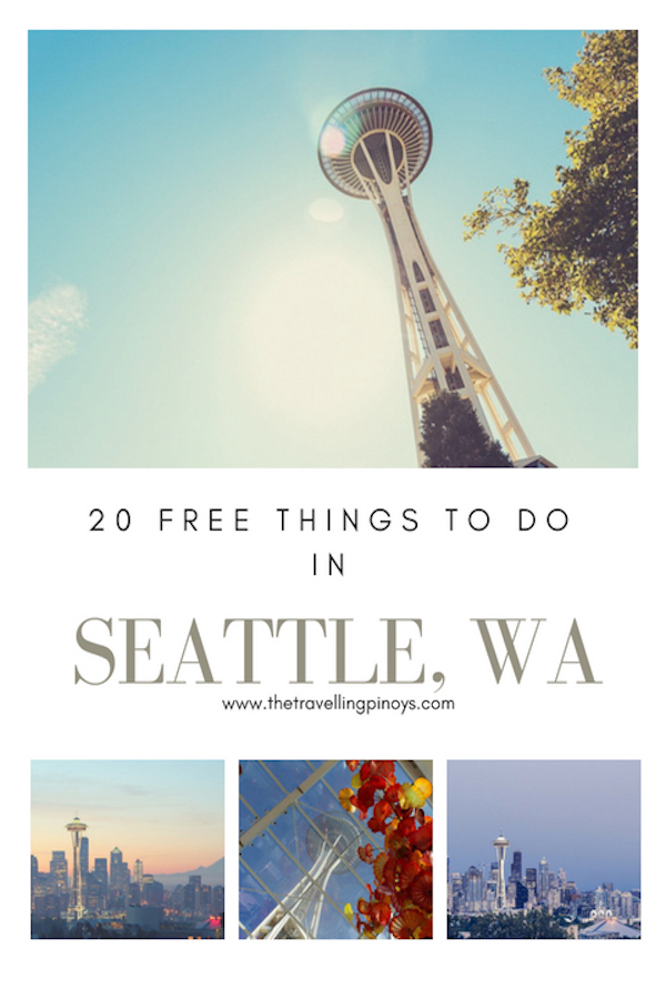 20 FREE THINGS TO DO IN SEATTLE, WASHINGTON | SEATTLE ON A BUDGET | SEATTLE BUDGET TRAVEL TIPS | SEATTLE INSPIRATION #Seattle #budgettravel #travel #traveltips