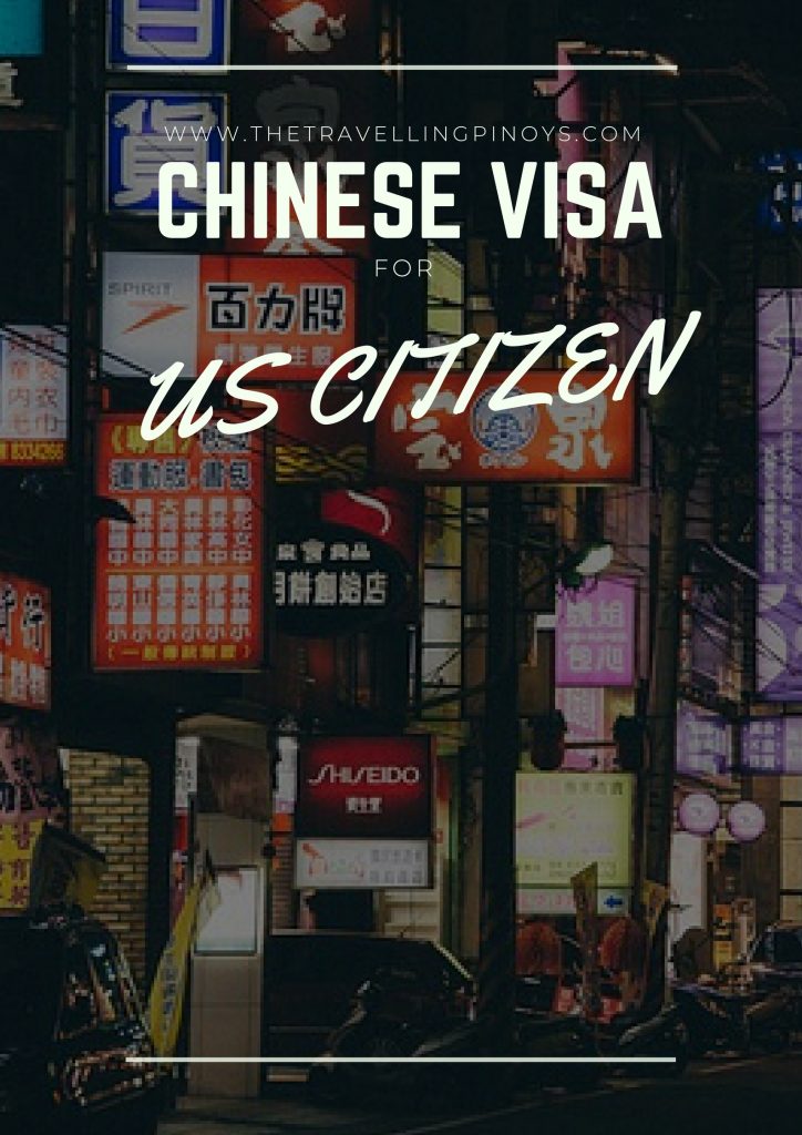 HOW TO APPLY FOR CHINESE VISA FOR US CITIZEN