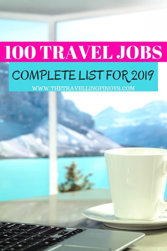the top 10 travel jobs