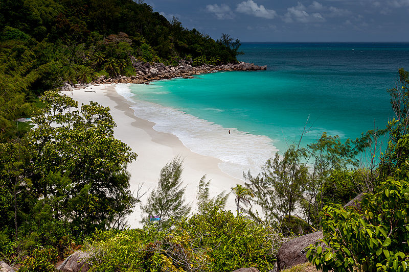 Anse Georgette beach Praslin Seychelles