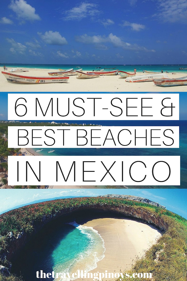 6 BEST BEACHES IN MEXICO | MEXICO BEACHES | MEXICO TRAVEL TIPS | MEXICO TRAVEL DESTINATIONS | CANCUN MEXICO | TULUM MEXICO | MEXICO RIVIERA MAYA #mexico #caribbean #beach #travel #cancun #tulum