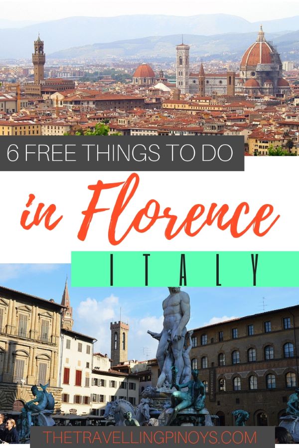 6 FREE THINGS TO DO IN FLORENCE ITALY | FLORENCE ON A BUDGET | FLORENCE TRAVEL TIPS | FLORENCE TRAVEL IDEAS | FLORENCE TRAVEL DESTINATIONS | ITALY TRAVEL TIPS | ITALY TRAVEL IDEAS | ITALY TRAVEL DESTINATIONS | ITALY ON A BUDGET# Florence # Italy #travel 