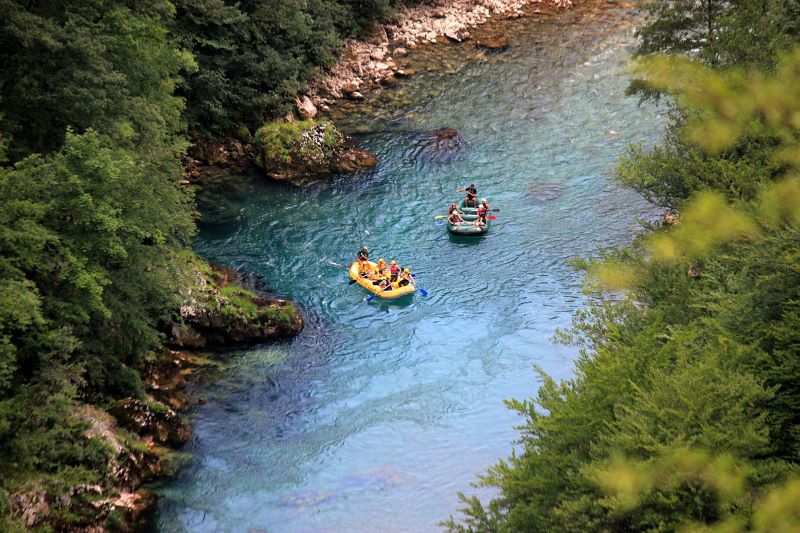 White River Rafting in the Tara River Canyon