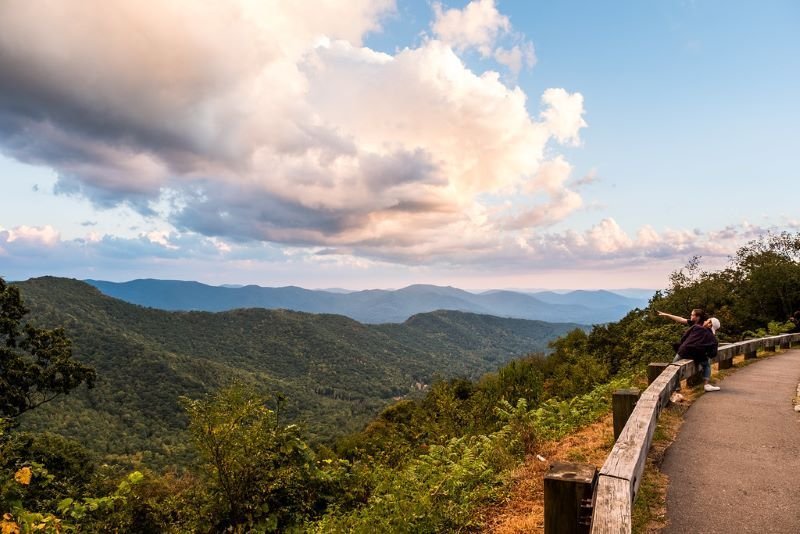 Blue Ridge Parkway in asheville