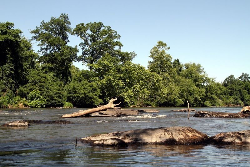 French Broad River in asheville