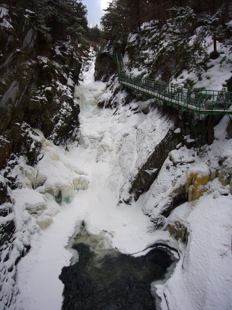 falls gorge lake placid