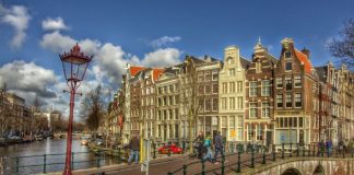 Old town in amsterdam