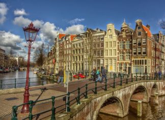 Old town in amsterdam