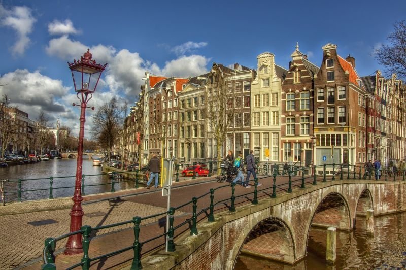 Old town in amsterdam