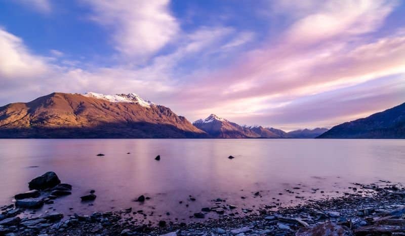 Sunset at Lake Wakatipu