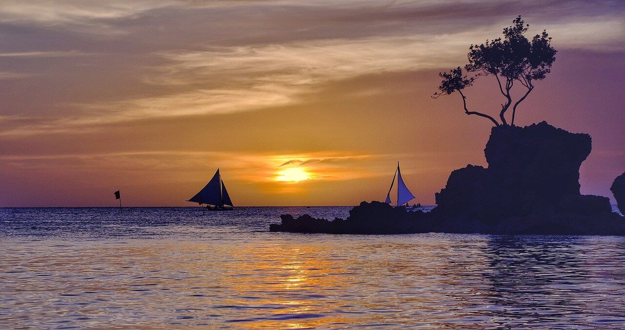 Sunset at the beach